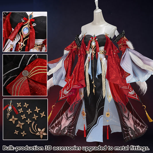 BoomCosplay【S-XXXL】Game WuWa Cosplay Hsin Costume - New Edition