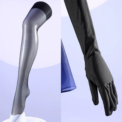BoomCospay Anime Cosplay Rhinestone Figure Skating Dress Costume