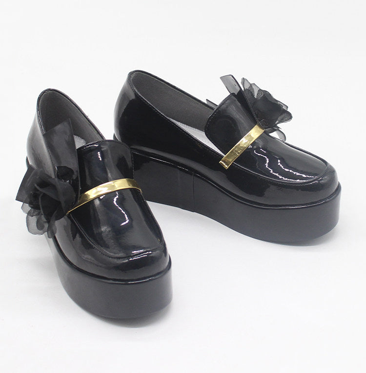 BoomCosplay Game HSR Cosplay Evanescia Schwarze Schuhe