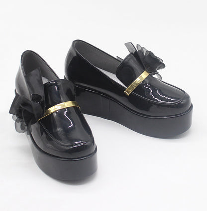 BoomCosplay Game HSR Cosplay Evanescia Schwarze Schuhe