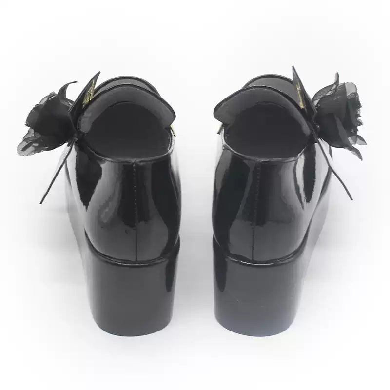 BoomCosplay Game HSR Cosplay Evanescia Schwarze Schuhe