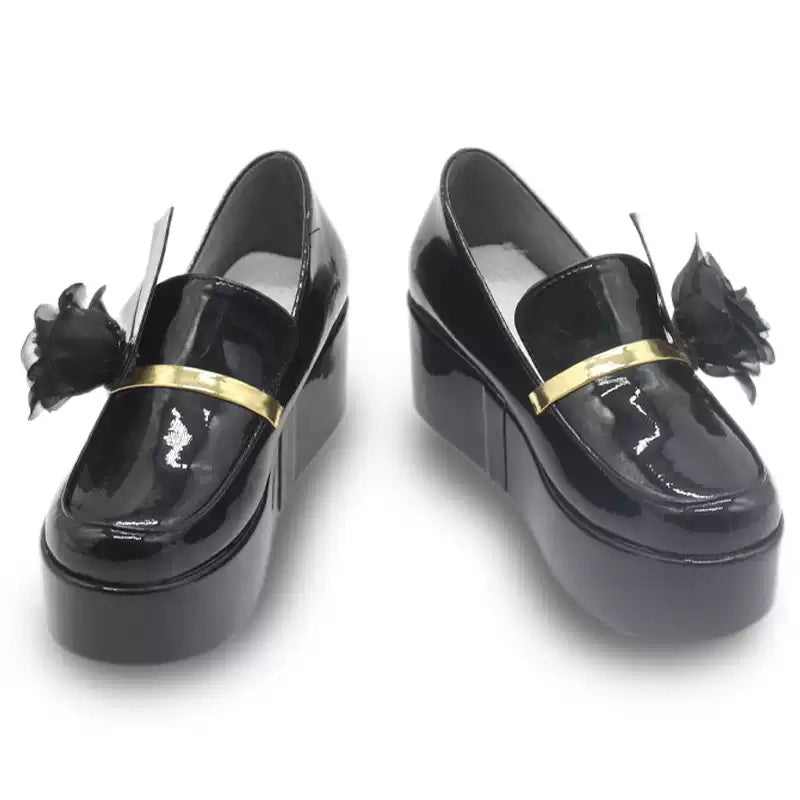 BoomCosplay Game HSR Cosplay Evanescia Schwarze Schuhe