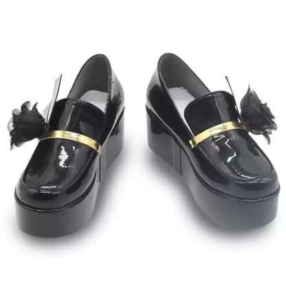 BoomCosplay Game HSR Cosplay Evanescia Schwarze Schuhe