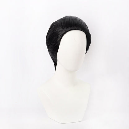 BoomCospay Game Cosplay Black 30cm Wig