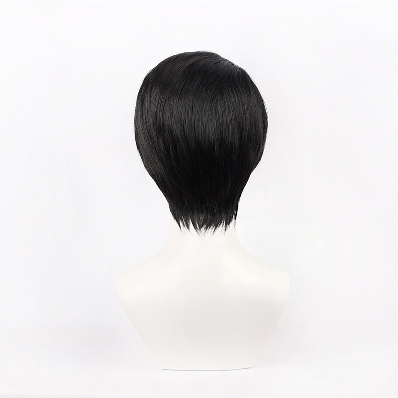 BoomCospay Game Cosplay Black 30cm Wig