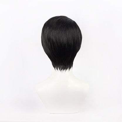 BoomCospay Game Cosplay Black 30cm Wig