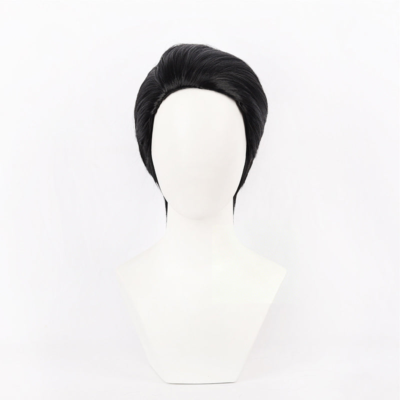 BoomCospay Game Cosplay Black 30cm Wig