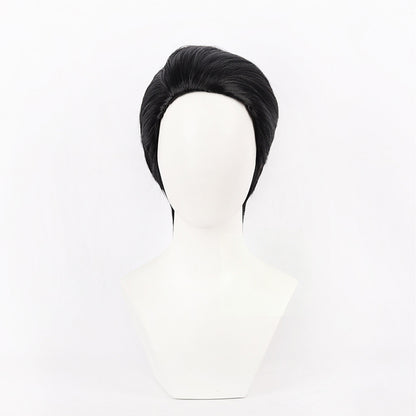 BoomCospay Game Cosplay Black 30cm Wig