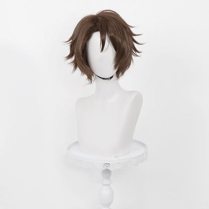 BoomCospay Game Cosplay Deep Brown 32cm Wig