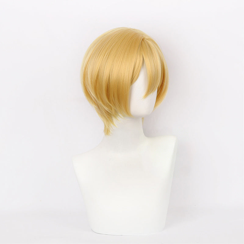 BoomCospay Game Cosplay Golden 30cm Wig