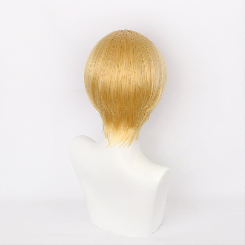 BoomCospay Game Cosplay Golden 30cm Wig