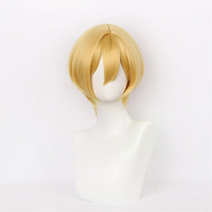 BoomCospay Game Cosplay Golden 30cm Wig