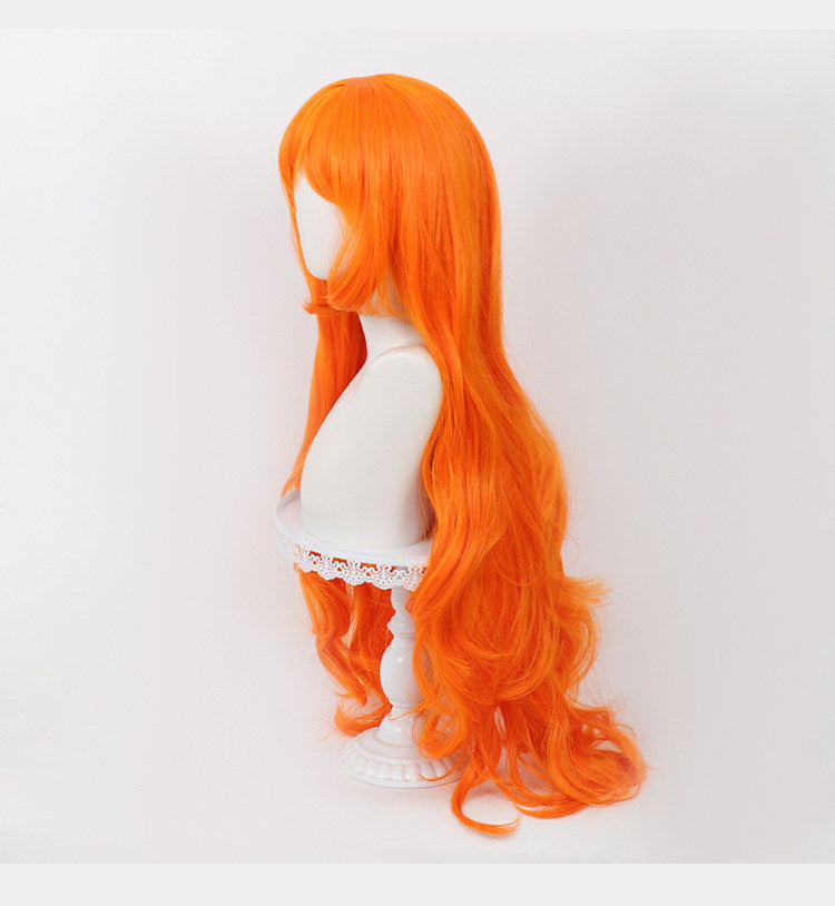 BoomCospay Game Cosplay Orange 97cm Wig
