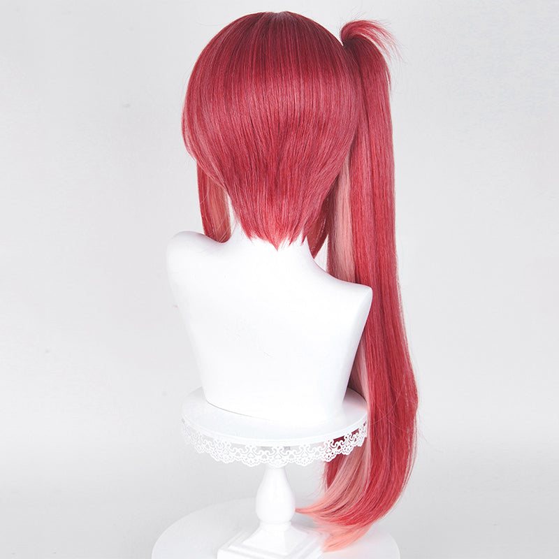 BoomCosplay Spiel Wuwa Cosplay Denia Pink Lila Blau 100cm Perücke