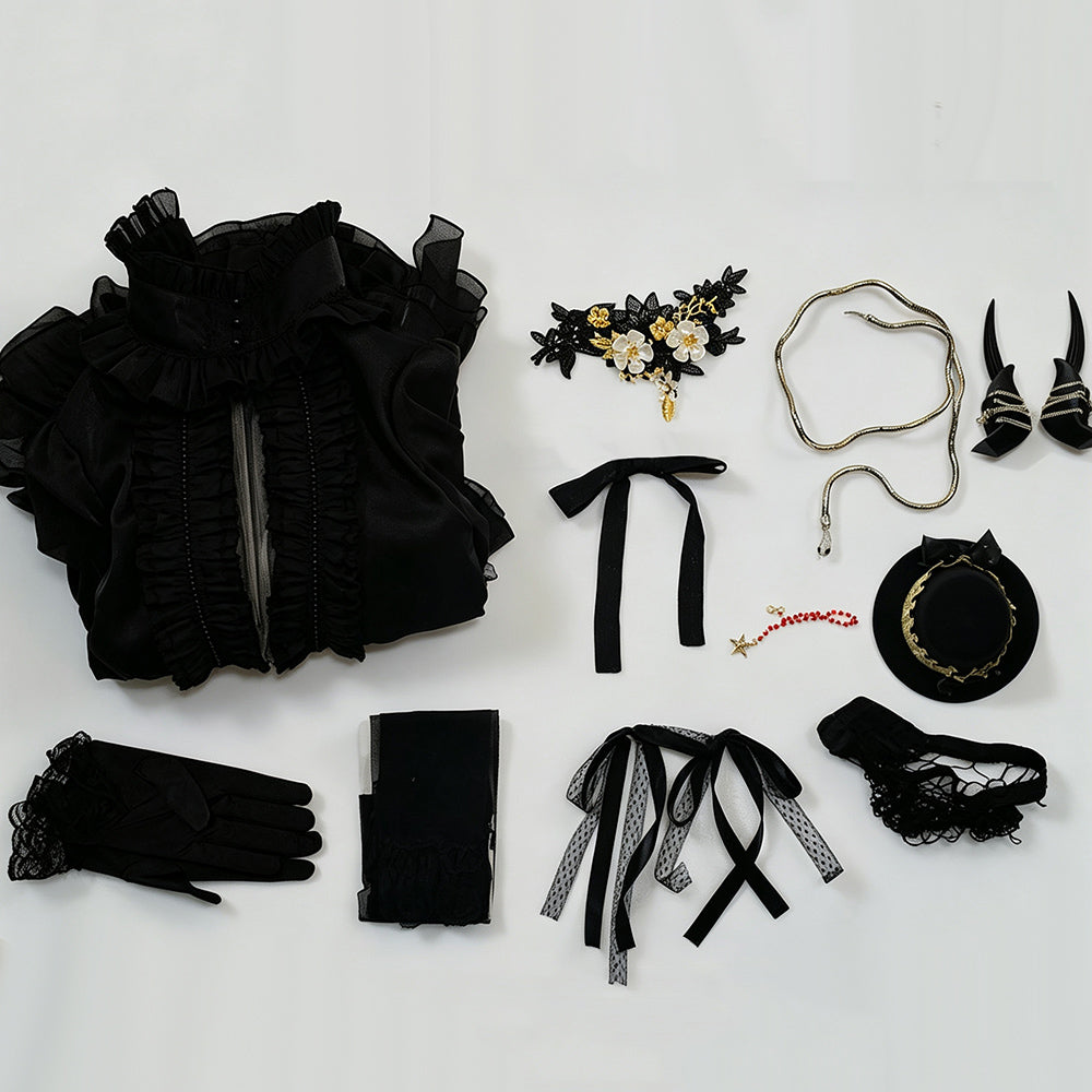 BoomCospay【S-XXL】Game Cosplay 10th Anniversary Lilith Costume