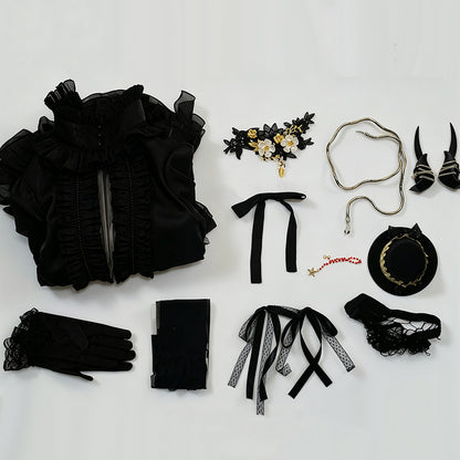 BoomCospay【S-XXL】Game Cosplay 10th Anniversary Lilith Costume