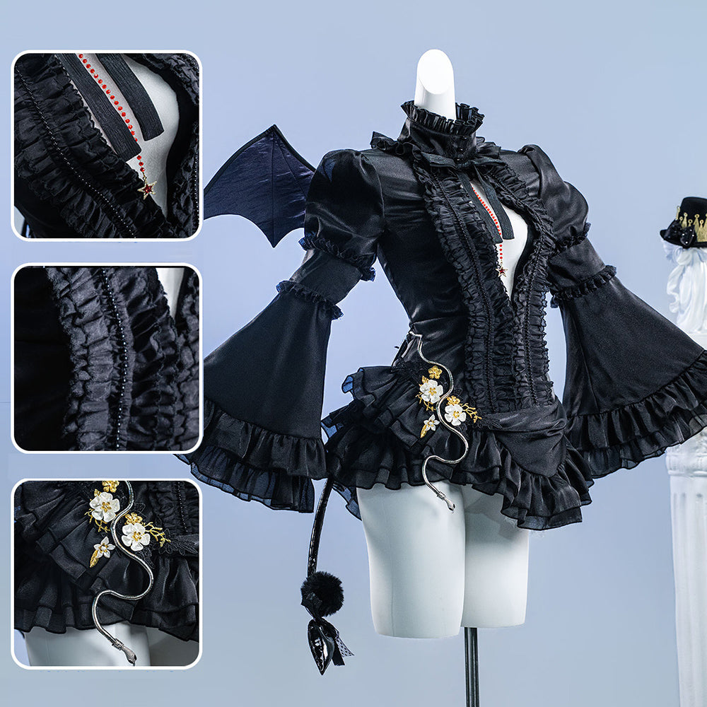 BoomCospay【S-XXL】Game Cosplay 10th Anniversary Lilith Costume