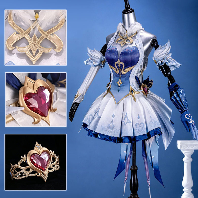 BoomCosplay【S-XXL】Game Genshin Cosplay Odette Costume