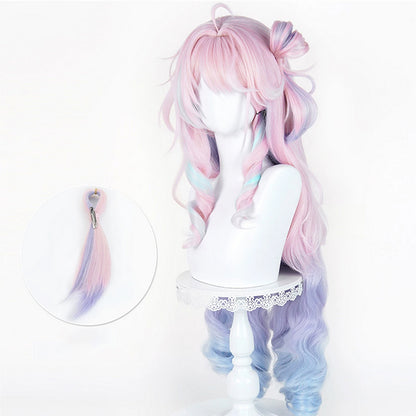 BoomCosplay Game Wuwa Cosplay Denia Pink Purple Blue 100cm Wig