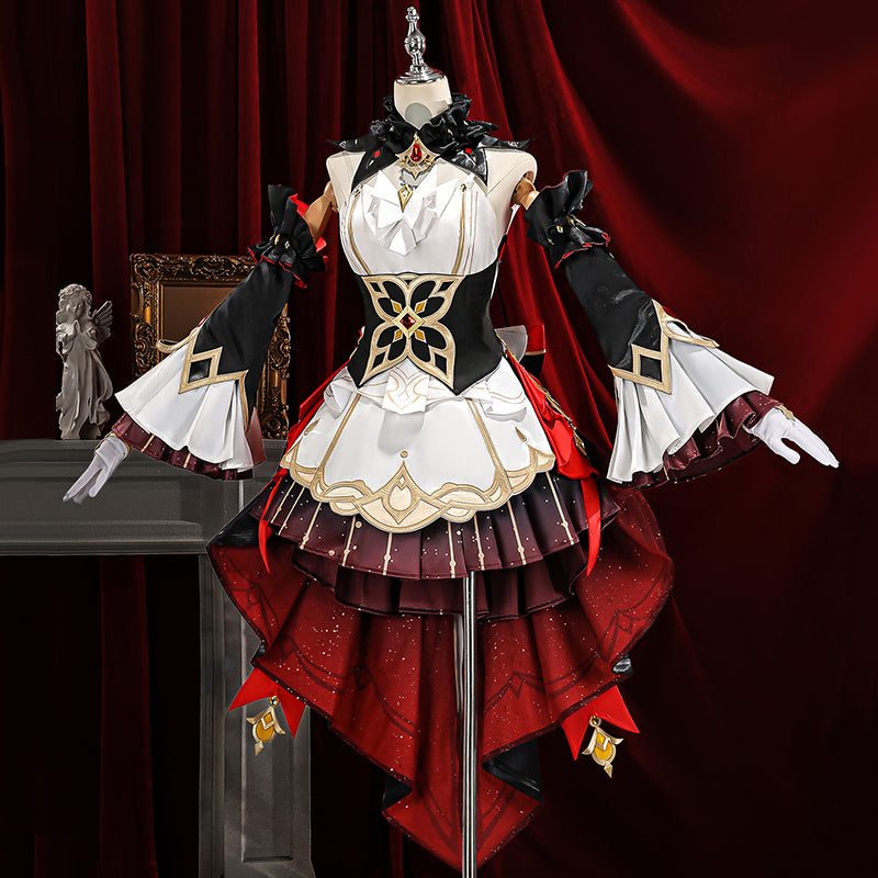 BoomCosplay-R【S-2XL】Game Genshin Cosplay Marionette Sandrone Costume