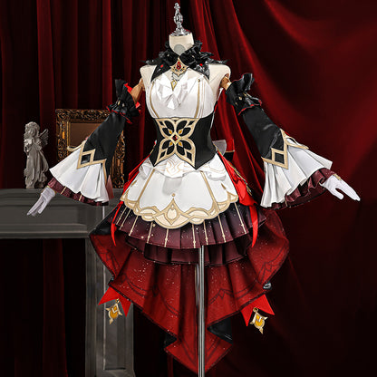BoomCosplay-R【S-2XL】Game Genshin Cosplay Marionette Sandrone Costume