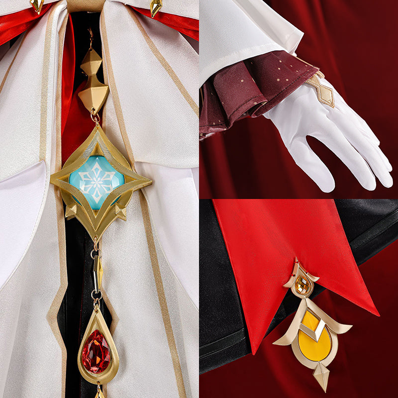 BoomCosplay-R【S-2XL】Game Genshin Cosplay Marionette Sandrone Costume