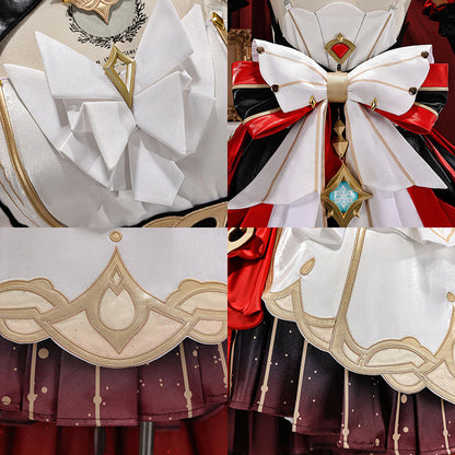 BoomCosplay-R【S-2XL】Game Genshin Cosplay Marionette Sandrone Costume