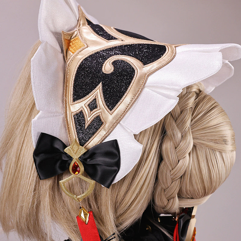 BoomCosplay-R【S-2XL】Game Genshin Cosplay Marionette Sandrone Costume