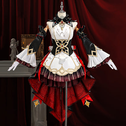 BoomCosplay-R【S-2XL】Game Genshin Cosplay Marionette Sandrone Costume