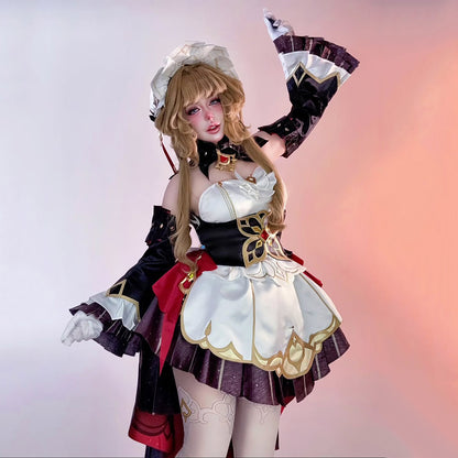 BoomCosplay-R【XS-XXL】【In Stock】 Game Genshin Cosplay Marionette Sandrone Costume - New Edition