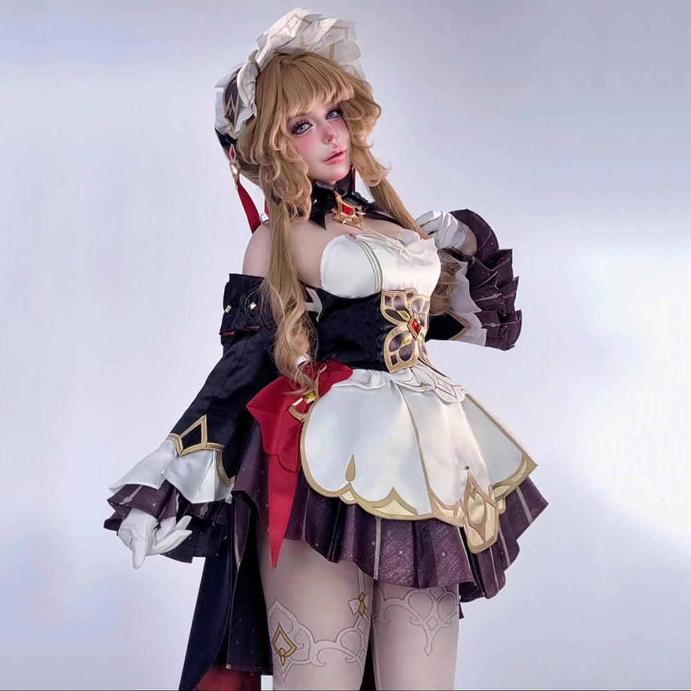 BoomCosplay-R【XS-XXL】【In Stock】 Game Genshin Cosplay Marionette Sandrone Costume - New Edition