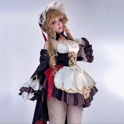BoomCosplay-R【XS-XXL】【In Stock】 Game Genshin Cosplay Marionette Sandrone Costume - New Edition