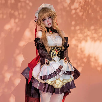 BoomCosplay-R【XS-XXL】【In Stock】 Game Genshin Cosplay Marionette Sandrone Costume - New Edition
