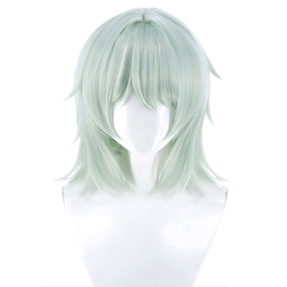 BoomCosplay 2026 Anime Cosplay Cat Girl Dusty Mint 35cm Wig