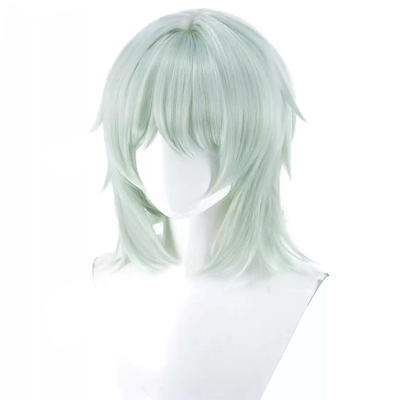 BoomCosplay 2026 Anime Cosplay Cat Girl Dusty Mint 35cm Wig