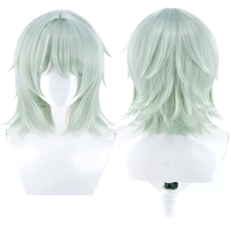BoomCosplay 2026 Anime Cosplay Cat Girl Dusty Mint 35cm Wig