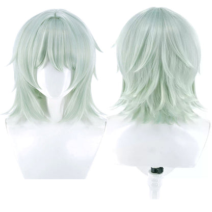BoomCosplay 2026 Anime Cosplay Cat Girl Dusty Mint 35cm Wig