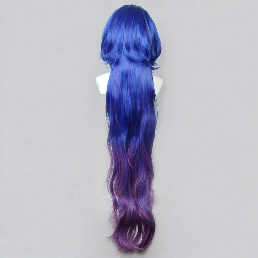 BoomCosplay Anime Cosplay Evil Cycle Irumi Blue Purple 100cm Wig