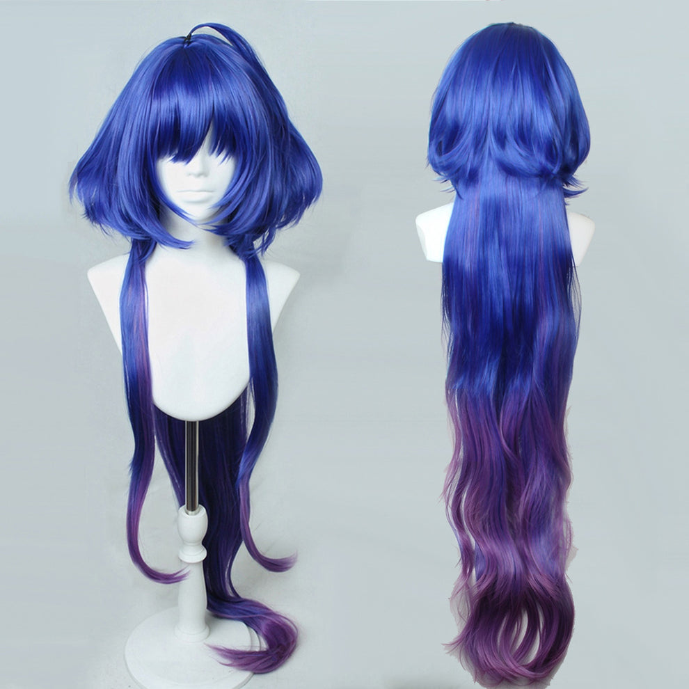 Library Anime/game BoomCosplay Anime Cosplay Evil Cycle Irumi Blue Purple 100cm Wig ...