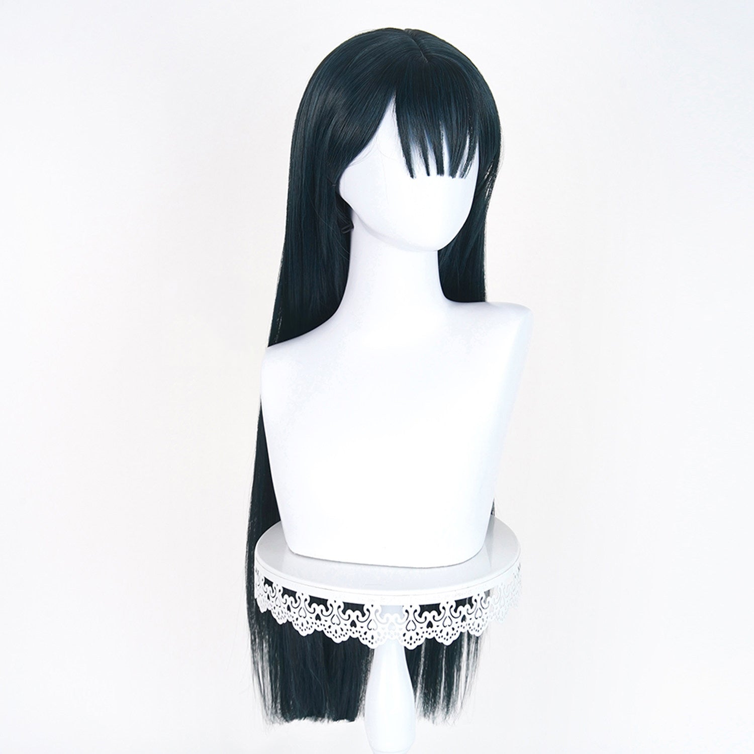 BoomCosplay Anime Cosplay Zombie Stage AU Black Green 85cm Wig