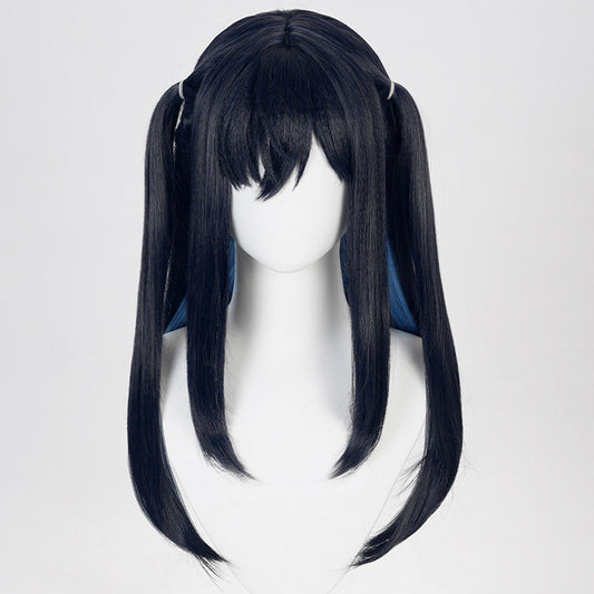 BoomCosplay Game Ark Knights Cosplay Closure Custom Color Gradient 45cm Wig