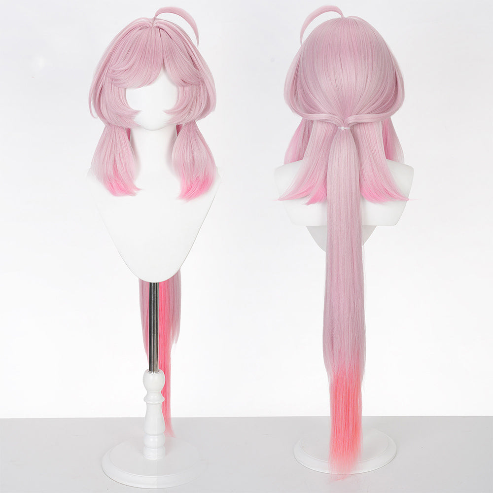 BoomCosplay Game Ark Knights Cosplay Thumpy Custom Color Gradient Pink 95cm Wig
