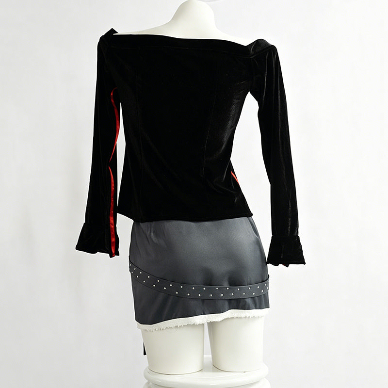 BoomCosplay Game Cooperate Cosplay Red Hat Autumn 2025 Costume