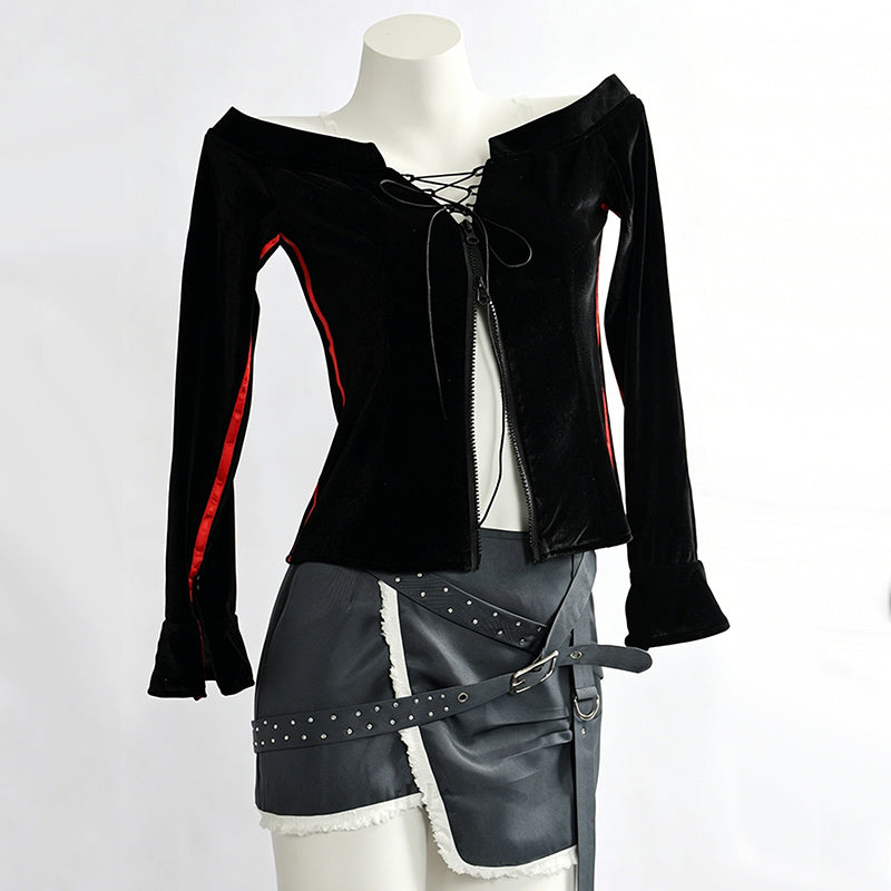 BoomCosplay Game Cooperate Cosplay Red Hat Autumn 2025 Costume
