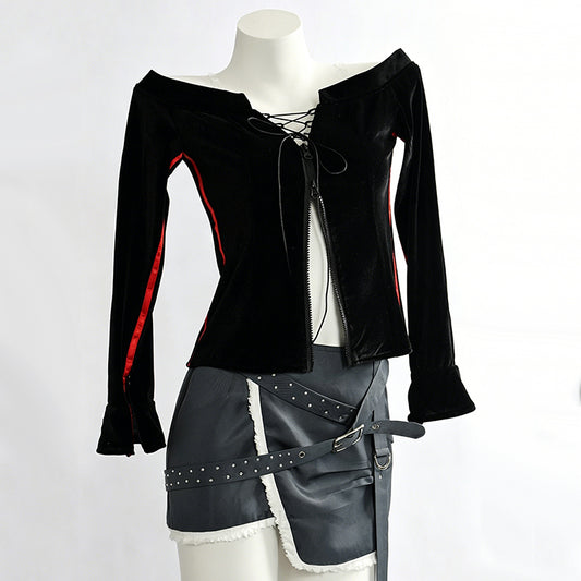 BoomCosplay Game Cooperate Cosplay Red Hat Autumn 2025 Costume