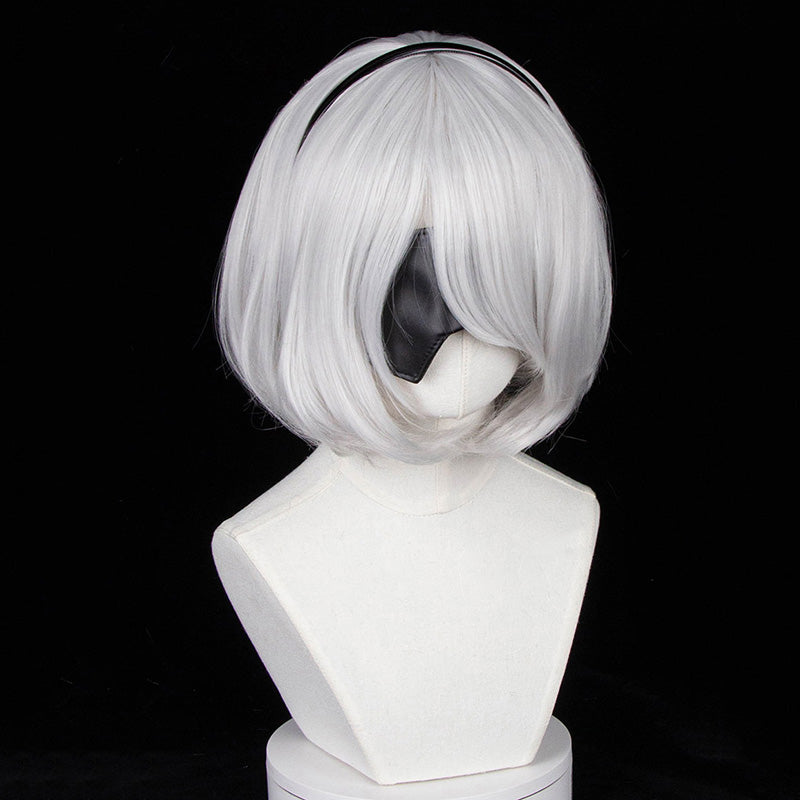 BoomCosplay Game Cosplay Azur Ship Girl Collaboration [B]rief respite Silver White Wig