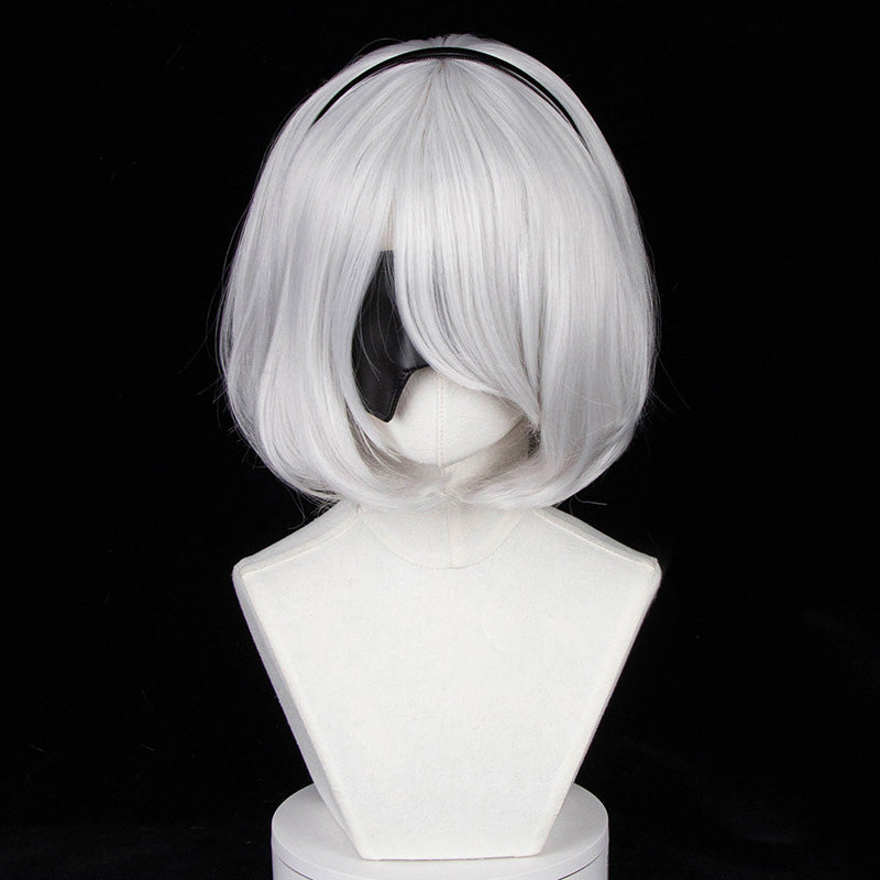 BoomCosplay Game Cosplay Azur Ship Girl Collaboration [B]rief respite Silver White Wig