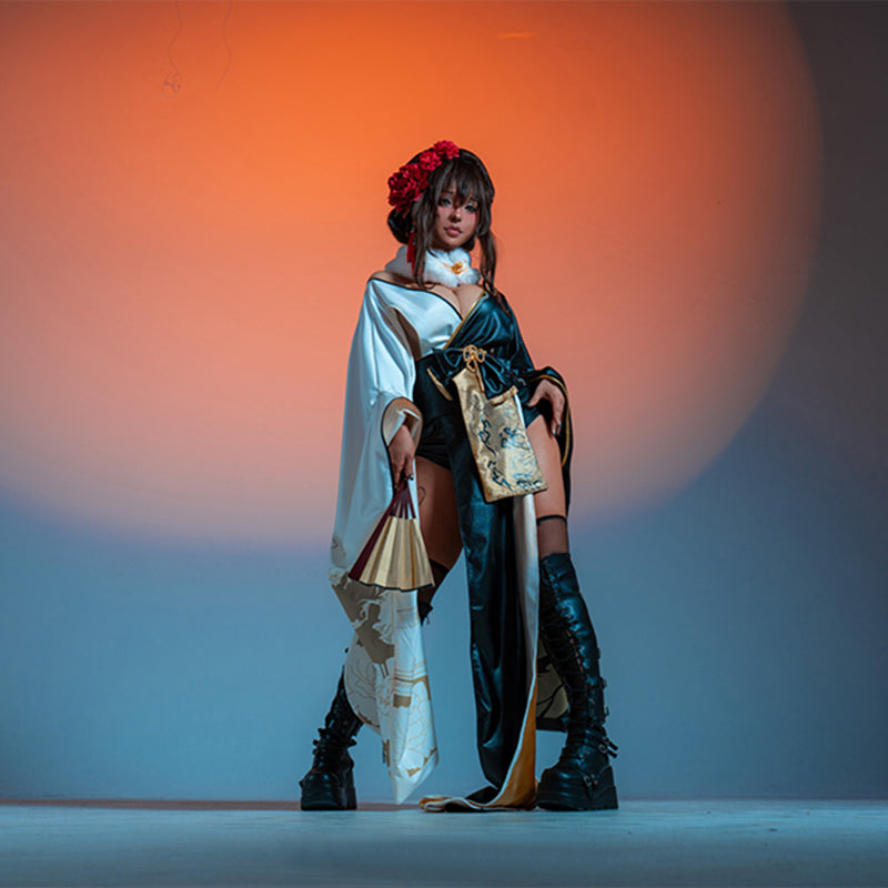 BoomCosplay Game Cosplay Black Rabbit Costume
