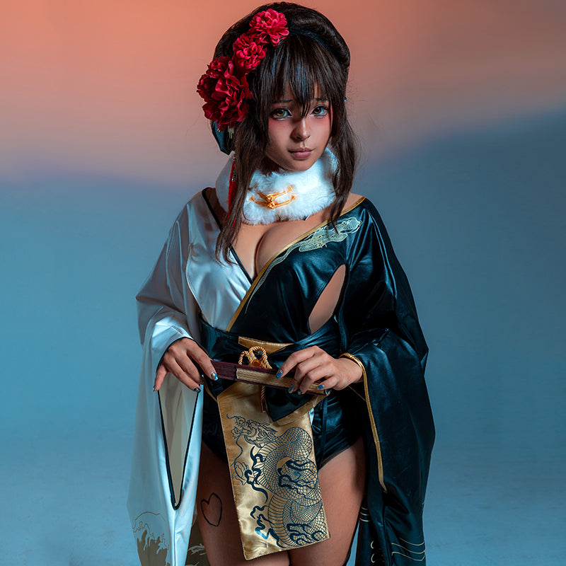 BoomCosplay Game Cosplay Black Rabbit Costume