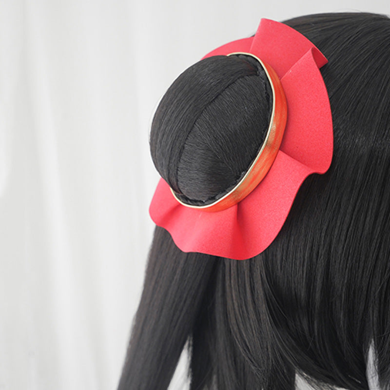 BoomCosplay Spiel Wuwa Cosplay Denia Pink Lila Blau 100cm Perücke